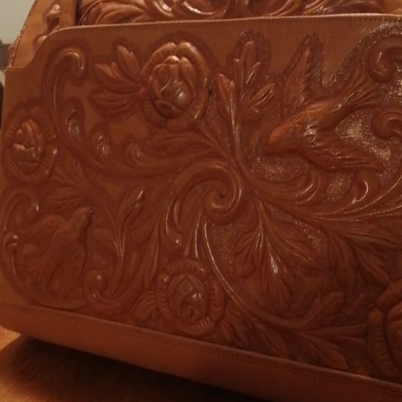 Vintage leather handbag - Picture 7 of 8